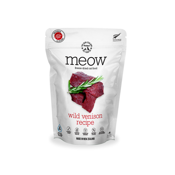 NZ Natural Pet Food Co. Meow Freeze-Dried Venison 280g