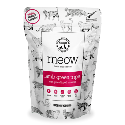 NZ Natural Pet Food Co. Meow Lamb Green Tripe 40g