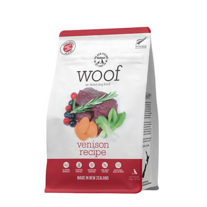 NZ Natural Pet Food Co. Woof Air-Dried Venison 750g