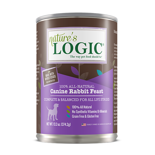 Nature's Logic Dog Rabbit 13oz