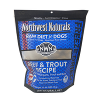 Northwest Naturals Dog Freeze-Dried Beef & Trout 12oz